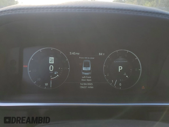 2017 Land Rover Range Rover Sport with VIN SALWR2FE0HA134956, listed as a Copart auction lot 52694145 with 156,221 mi miles and Salvage Title. Bid and sale history available at DreamBid. Image 9.