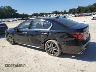 2018 Acura RLX Sport Hybrid w/Advance Pkg with VIN JH4KC2F9XJC000569, listed as a Copart auction lot 76715794 with 71,522 mi miles and Salvage Title. Bid and sale history available at carsss.com. Image 2.