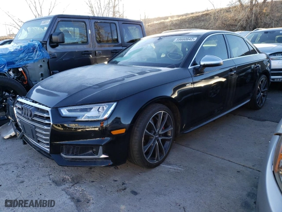 2018 Audi S4 Prestige with VIN WAUC4AF49JA001237, listed as a Copart auction lot 59660642 with 24,674 mi miles. Bid and sale history available at carsss.com. Image 2.