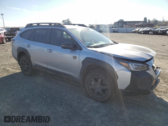 2025 Subaru Outback Wilderness with VIN 4S4BTGSD8S3122868, listed as a Copart auction lot 83509214 with 12,873 mi miles and Salvage Title. Bid and sale history available at carsss.com. Image 4.