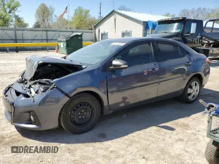 2014 Toyota Corolla L with VIN 5YFBURHE8EP043225, listed as a Copart auction lot 53372635 with 148,731 mi miles and Salvage title. Bid and sale history available at DreamBid. Image 1.