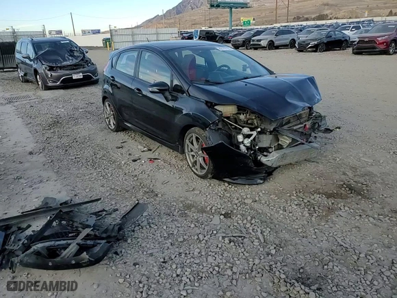 2016 Ford Fiesta ST with VIN 3FADP4GX5GM198451, listed as a Copart auction lot 42179135 with 141,653 mi miles and Salvage Title. Bid and sale history available at carsss.com. Image 10.