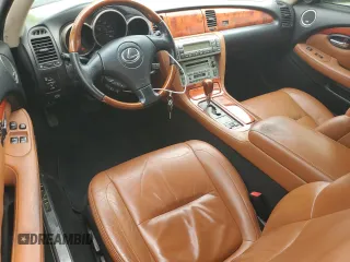 2002 Lexus SC 430 z VIN JTHFN48Y220034780, wystawiony jako Copart lot #53880385 z przebiegiem 170 080 mil mil oraz Tytuł czysty. Historia ofert i sprzedaży dostępna na DreamBid. Obrazek 8.