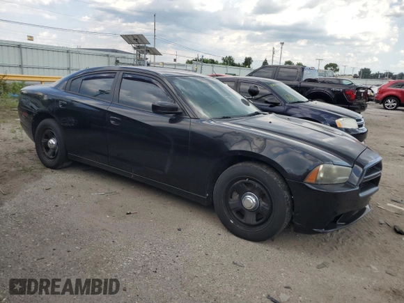 2012 Dodge Charger Police with VIN 2C3CDXAT7CH288137, listed as a Copart auction lot 63271415 with 272,393 mi miles and Clean title. Bid and sale history available at DreamBid. Image 4.