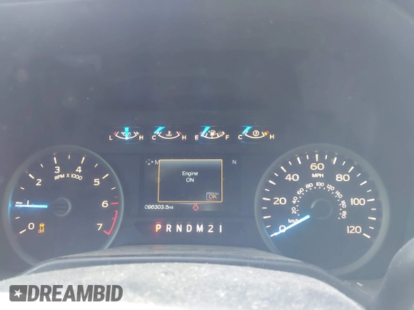 2016 Ford F-150 XL with VIN 1FTEW1CP0GKF53443, listed as a IAAI auction lot 41940570 with 96,303 mi miles and . Bid and sale history available at carsss.com. Image 7.