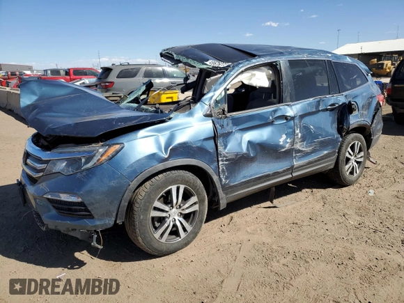 2016 Honda Pilot EX-L with VIN 5FNYF6H5XGB069066, listed as a Copart auction lot 49676225 with 78,283 mi miles and Salvage Title. Bid and sale history available at DreamBid. Image 1.