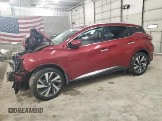 2015 Nissan Murano SL with VIN 5N1AZ2MH5FN267941, listed as a Copart auction lot 46254335 with Not Provided miles and Salvage Title. Bid and sale history available at DreamBid. Image 1.