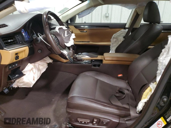 2018 Lexus ES with VIN 58ABK1GG4JU101021, listed as a Copart auction lot 50724535 with 85,258 mi miles and Non Repairable. Bid and sale history available at carsss.com. Image 7.