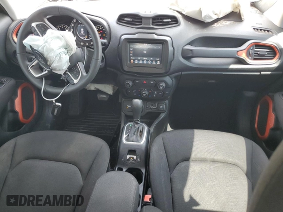 2019 Jeep Renegade Sport with VIN ZACNJBAB4KPK29516, listed as a Copart auction lot 55120225 with 115,727 mi miles and Salvage title. Bid and sale history available at DreamBid. Image 8.