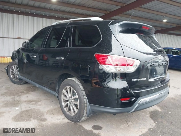 2014 Nissan Pathfinder S with VIN 5N1AR2MNXEC681281, listed as a IAAI auction lot 41462343 with 192,852 mi miles. Bid and sale history available at carsss.com. Image 3.