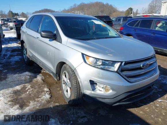 2015 Ford Edge SE with VIN 2FMTK4G8XFBC19593, listed as a IAAI auction lot 41418576 with Not provided miles and . Bid and sale history available at DreamBid. Image 1.