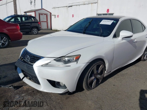 2014 Lexus IS 350 with VIN JTHBE1D23E5001809, listed as a IAAI auction lot 41439427 with 145,771 mi miles and . Bid and sale history available at DreamBid. Image 6.