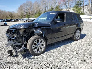 2021 Land Rover Range Rover with VIN SALGR2SU0MA438834, listed as a Copart auction lot 53984675 with 45,343 mi miles and Salvage title. Bid and sale history available at DreamBid. Image 1.