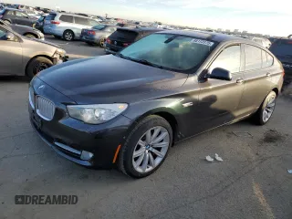 2011 BMW 5 Series GT 550i with VIN WBASN4C58BC209980, listed as a Copart auction lot 88173175 with 81,351 mi miles and Salvage Title. Bid and sale history available at carsss.com. Image 1.
