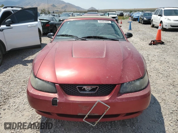 2003 Ford Mustang Deluxe with VIN 1FAFP44493F401306, listed as a Copart auction lot 65982655 with 117,513 mi miles and Clean title. Bid and sale history available at DreamBid. Image 5.