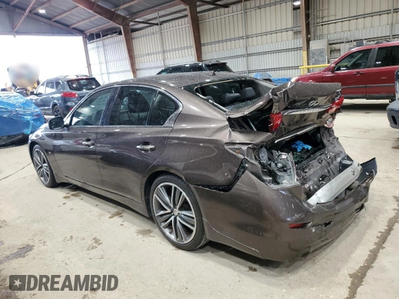 2015 Infiniti Q50 Premium with VIN JN1BV7AP3FM336311, listed as a Copart auction lot 56193875 with 110,984 mi miles and Salvage title. Bid and sale history available at DreamBid. Image 2.