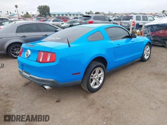 2010 Ford Mustang V6 with VIN 1ZVBP8AN9A5157640, listed as a IAAI auction lot 41873148 with 147,969 mi miles and . Bid and sale history available at carsss.com. Image 4.