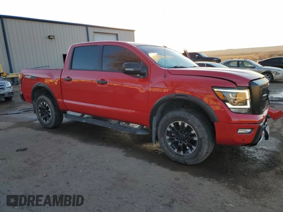 2021 Nissan Titan Pro-4X z VIN 1N6AA1ED0MN512723, wystawiony jako Copart lot #83922304 z przebiegiem 41 649 mil mil oraz Szkoda całkowita • Salvage title. Historia ofert i sprzedaży dostępna na DreamBid. Obrazek 4.