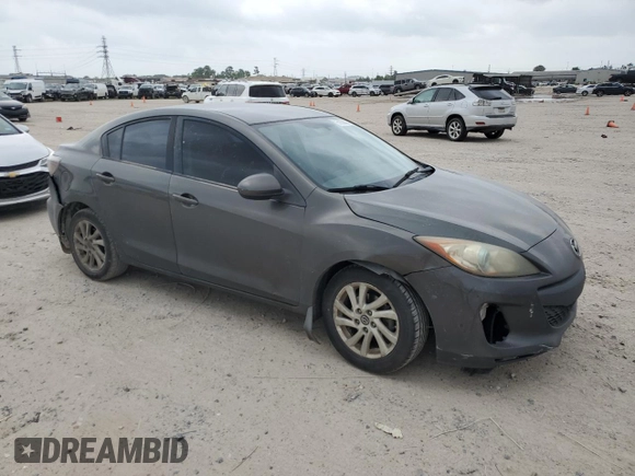 2013 Mazda 3 i Touring with VIN JM1BL1V7XD1835812, listed as a Copart auction lot 51636365 with 147,581 mi miles and Salvage title. Bid and sale history available at DreamBid. Image 4.