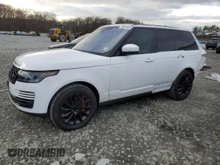2019 Land Rover Range Rover with VIN SALGR2RV9KA555632, listed as a Copart auction lot 78297433 with 26,880 mi miles and Salvage Title. Bid and sale history available at carsss.com. Image 1.