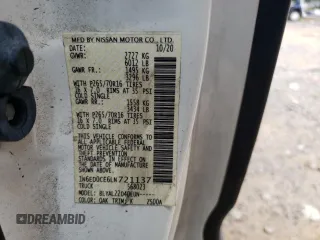 2020 Nissan Frontier S with VIN 1N6ED0CE6LN721137, listed as a Copart auction lot 44989055 with Not provided miles and Salvage title. Bid and sale history available at DreamBid. Image 12.