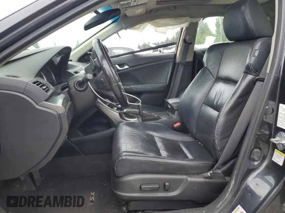 2012 Acura TSX Technology with VIN JH4CW2H60CC001280, listed as a Copart auction lot 63530445 with 134,548 mi miles and Salvage title. Bid and sale history available at DreamBid. Image 7.