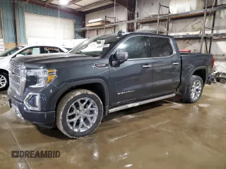 2021 GMC Sierra 1500 Denali z VIN 1GTU9FEL0MZ169952, wystawiony jako Copart lot #53522885 z przebiegiem 51 218 mil mil oraz Szkoda całkowita • Salvage title. Historia ofert i sprzedaży dostępna na DreamBid. Obrazek 1.