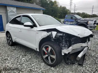 2024 Audi Q5 Sportback S line Premium Plus with VIN WA15AAFY3R2054815, listed as a Copart auction lot 71204024 with 2,627 mi miles and Salvage Title. Bid and sale history available at carsss.com. Image 4.