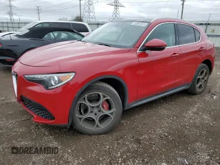 2018 Alfa Romeo Stelvio Ti z VIN ZASFAKBN7J7B80170, wystawiony jako Copart lot #53367875 z przebiegiem 94 603 mil mil oraz Czysty tytuł • Clean title. Historia ofert i sprzedaży dostępna na DreamBid. Obrazek 1.