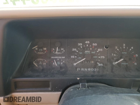1993 Ford Explorer Eddie Bauer with VIN 1FMDU34X6PUA93264, listed as a Copart auction lot 82560544 with 21,822 mi miles and Salvage title. Bid and sale history available at DreamBid. Image 9.