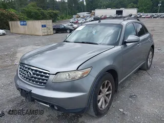 2006 Infiniti FX with VIN JNRAS08W46X201195, listed as a IAAI auction lot 42430814 with 107,838 mi miles and . Bid and sale history available at DreamBid. Image 2.