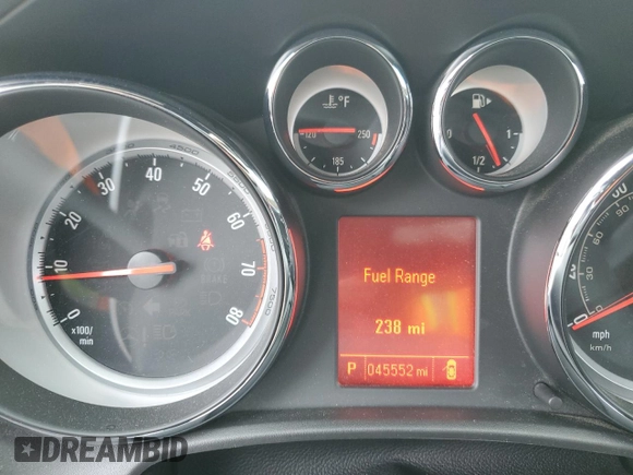 2018 Buick Cascada Sport Touring with VIN W04WJ3N58JG052766, listed as a Copart auction lot 78438754 with 45,552 mi miles and Salvage Title. Bid and sale history available at DreamBid. Image 9.