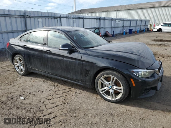 2019 BMW 4 Series 430i xDrive with VIN WBA4J3C53KBL09716, listed as a Copart auction lot 49602685 with 123,258 mi miles and Salvage title. Bid and sale history available at DreamBid. Image 4.
