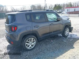 2017 Jeep Renegade Latitude with VIN ZACCJBBB3HPF61108, listed as a IAAI auction lot 39055699 with 181,598 mi miles and . Bid and sale history available at DreamBid. Image 4.