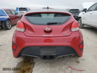 2013 Hyundai Veloster Turbo w/Black Int with VIN KMHTC6AE6DU147435, listed as a Copart auction lot 45496955 with 120,512 mi miles and Salvage Title. Bid and sale history available at carsss.com. Image 6.