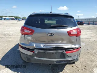 2011 Kia Sportage EX with VIN KNDPC3A22B7057611, listed as a Copart auction lot 52966515 with 133,133 mi miles and Salvage Title. Bid and sale history available at carsss.com. Image 6.