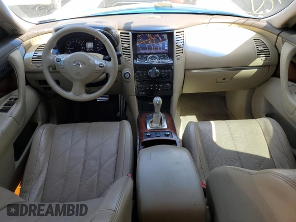 2012 Infiniti FX with VIN JN8AS1MW7CM152071, listed as a Copart auction lot 52519145 with 148,657 mi miles and Salvage title. Bid and sale history available at DreamBid. Image 8.