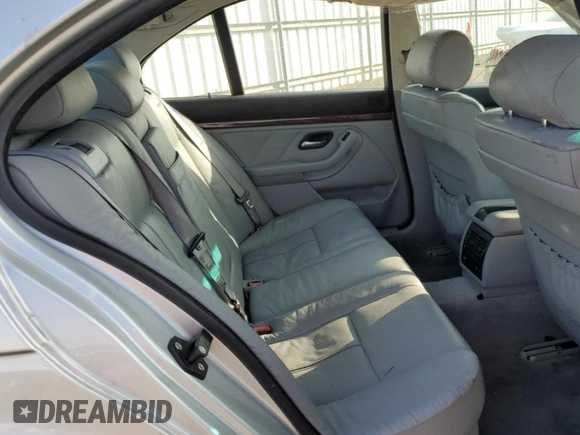2000 BMW 5 Series 528iA with VIN WBADM6345YGU29738, listed as a Copart auction lot 75176334 with 160,821 mi miles and Salvage Title. Bid and sale history available at carsss.com. Image 10.