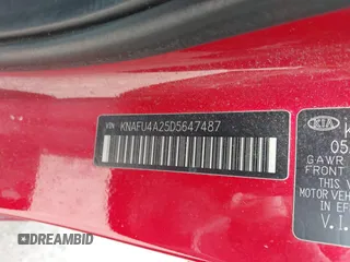 2013 Kia Forte EX z VIN KNAFU4A25D5647487, wystawiony jako IAAI lot #42356183 z przebiegiem Nie podano mil oraz . Historia ofert i sprzedaży dostępna na DreamBid. Obrazek 9.