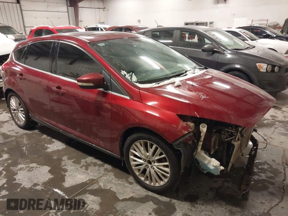 2017 Ford Focus Titanium with VIN 1FADP3N24HL320589, listed as a IAAI auction lot 41618322 with 81,722 mi miles and . Bid and sale history available at carsss.com. Image 1.