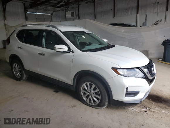2017 Nissan Rogue S with VIN KNMAT2MV6HP502835, listed as a Copart auction lot 60999025 with 104,832 mi miles and Salvage title. Bid and sale history available at DreamBid. Image 4.