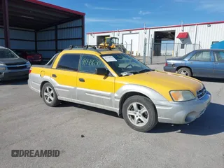 2003 Subaru Baja Special Sports с VIN 4S4BT62C136114659, выставлен на аукционе IAAI как лот 41778630 с пробегом 328 708 миль миль и . История ставок и продаж доступна на DreamBid. Изображение 1.