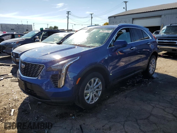 2023 Cadillac XT4 AWD Luxury with VIN 1GYFZBR46PF170575, listed as a Copart auction lot 75931784 with 8,561 mi miles and Salvage Title. Bid and sale history available at carsss.com. Image 1.