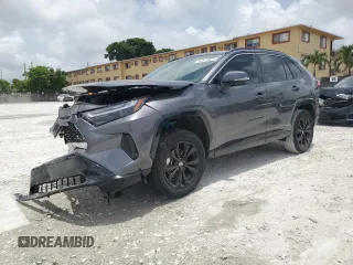 2022 Toyota RAV4 Hybrid SE with VIN 4T3T6RFV7NU093007, listed as a Copart auction lot 62577625 with 45,776 mi miles and Non repairable. Bid and sale history available at DreamBid. Image 1.