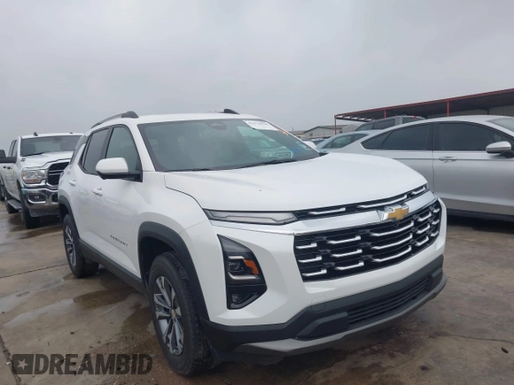 2025 Chevrolet Equinox FWD LT with VIN 3GNAXHEG9SL183867, listed as a IAAI auction lot 42178528 with 14,931 mi miles and . Bid and sale history available at DreamBid. Image 1.