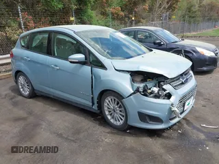 2014 Ford C-Max SE with VIN 1FADP5AU9EL519720, listed as a IAAI auction lot 41964610 with 71,985 mi miles. Bid and sale history available at carsss.com. Image 1.