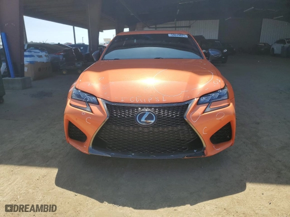 2017 Lexus GS F with VIN JTHBP1BL4HA002372, listed as a Copart auction lot 50049825 with 83,278 mi miles and Salvage Title. Bid and sale history available at carsss.com. Image 5.