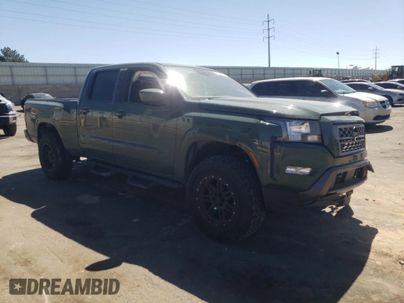 2022 Nissan Frontier SV with VIN 1N6ED1FK4NN674734, listed as a Copart auction lot 73233834 with 19,829 mi miles and Salvage Title. Bid and sale history available at carsss.com. Image 4.