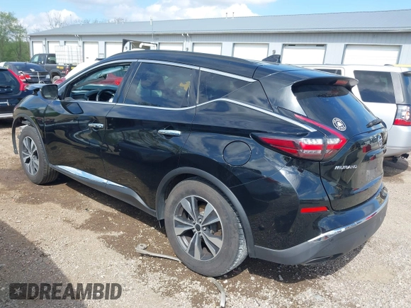 2020 Nissan Murano SV with VIN 5N1AZ2BS7LN121714, listed as a IAAI auction lot 42156594 with 116,526 mi miles and . Bid and sale history available at DreamBid. Image 3.