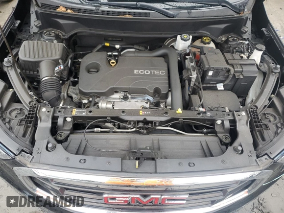2020 GMC Terrain SLE with VIN 3GKALTEV9LL285729, listed as a Copart auction lot 60807035 with 50,143 mi miles and Salvage title. Bid and sale history available at DreamBid. Image 12.